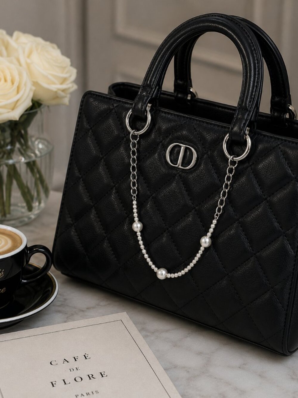 Pearl Bag Charm